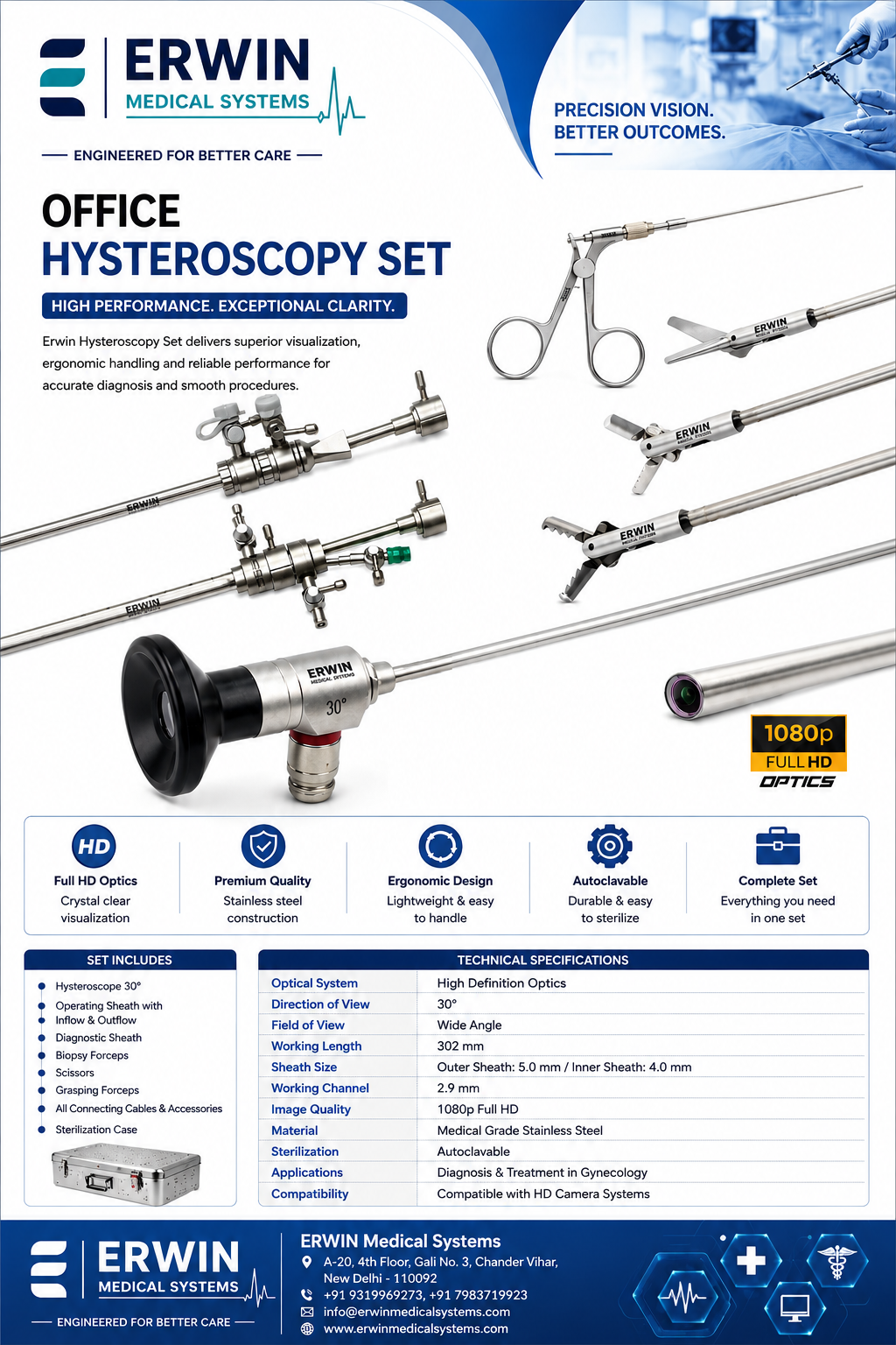 ERWIN Office Hysteroscopy Set